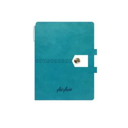 Personalized Air Asia A5 Notebook (Green)