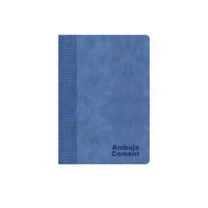 Personalized Ambuja Cement A5 Notebook (Blue)