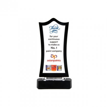 Personalized Asian Paints Printing Size Trophy (6"X2")
