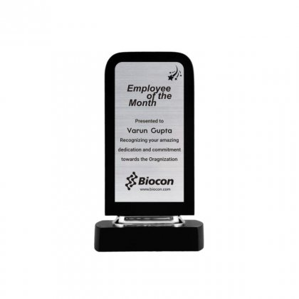 Personalized Biocon Engraving Area Trophy (2.5"X5.5")