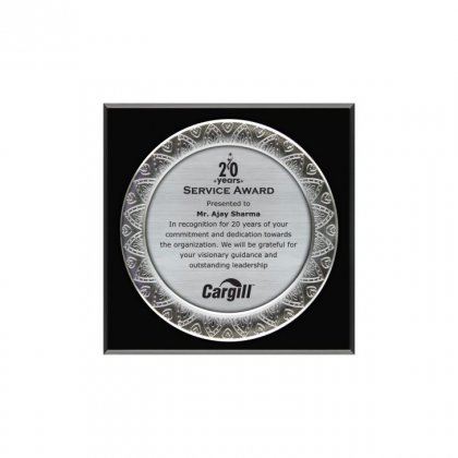 Personalized Cargill Engraving Area Memento (5.5" Dia)