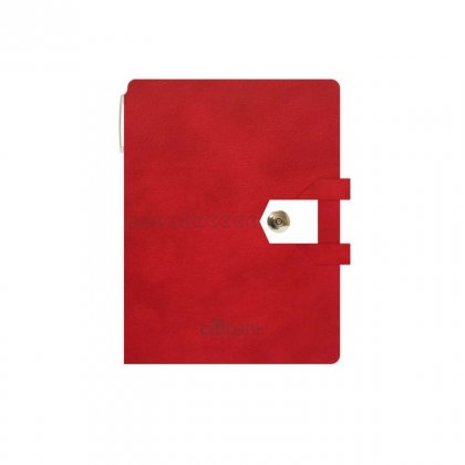 Personalized Citibank A5 Notebook (Red)