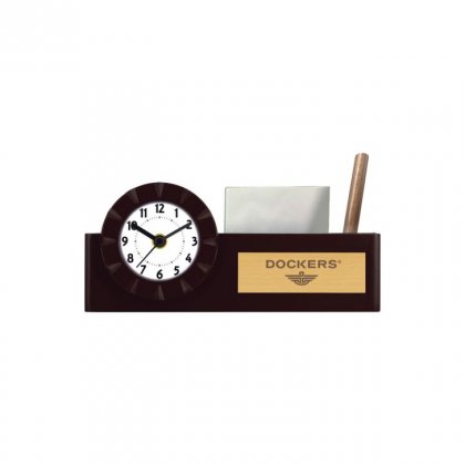 Personalized Dockers Engraving Area Table Clock (2.5"X1")