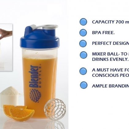 Personalized Gym Shaker With Steel Ball (700 Ml)