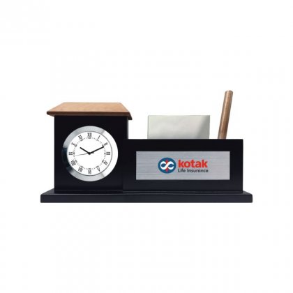 Personalized Kotak Colour Printing Table Clock (1.5"X3.25")