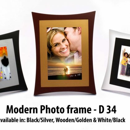Personalized modern photo frame