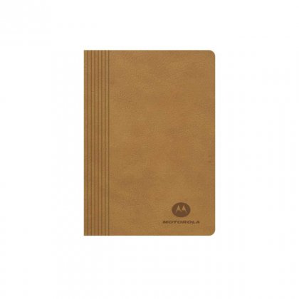 Personalized Motorola A5 Notebook (Tan Color)