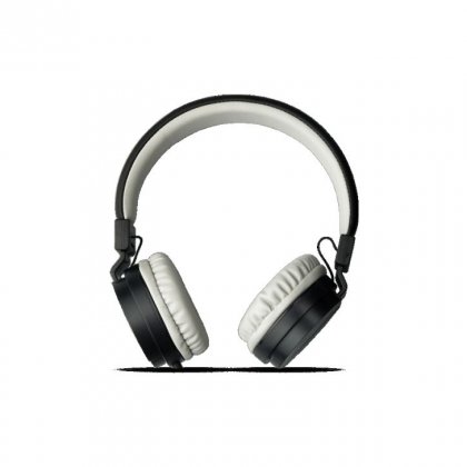 Personalized Pebble Aux Headphone With Mic (Echo Black)