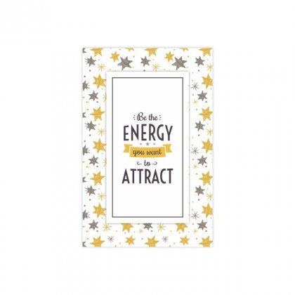 Personalized Be The Energy Attract Thematic Softcover Notebook