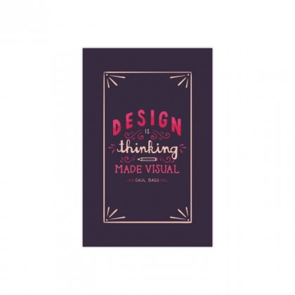 Personalized Design Is Thinking Thematic Softcover Notebook