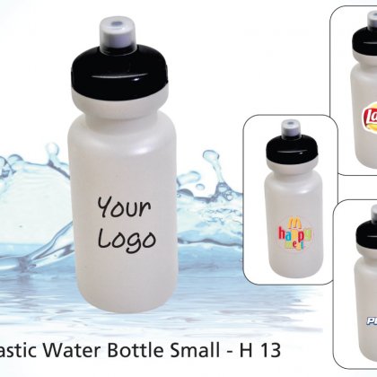 Personalized plastic water bottle small