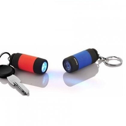 Personalized Rubberised Torch Key Chain