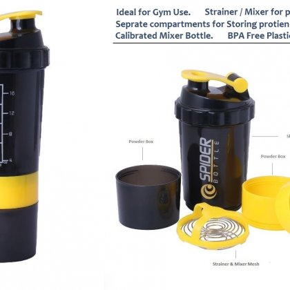 Personalized Spider Gym Shaker (600 Ml)