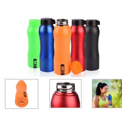 Personalized Stainless Steel Sports Bottle - 750Ml (Bpa Free) (J O T T E R S - Elektra) / Green