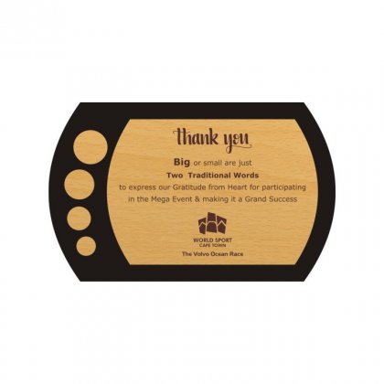 Personalized Thank You Engraving Area Memento (5"X3.5")