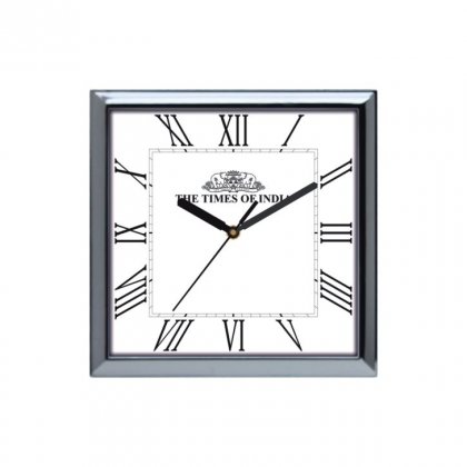 Personalized The Times Of India Wall Clock (10.5"X10.5")