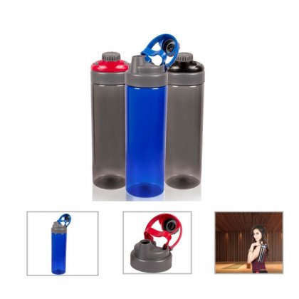 Personalized Tritan Sports Bottle (945Ml) (A Q U A - Flipper) / Red, Blue, Black