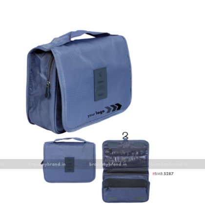 Personalized Gray Travel Bag