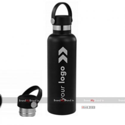 Personalized black hydracy-double wall vacuum flask (750 ml)