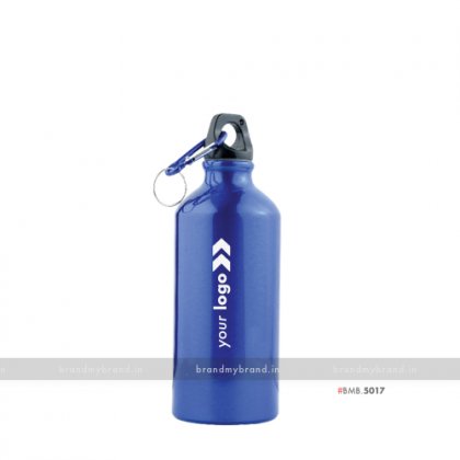 Personalized Blue Gloss Sports Bottle 500ml