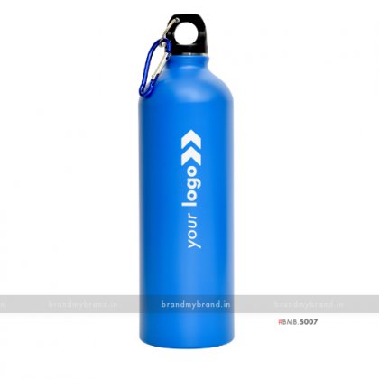 Personalized Blue Matt Sports Bottle 750ml