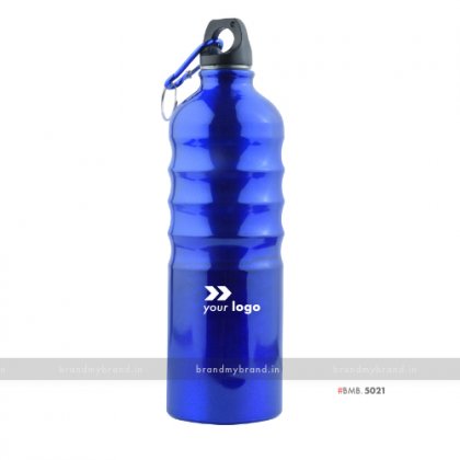 Personalized Blue Ring Sports Bottle 750ml