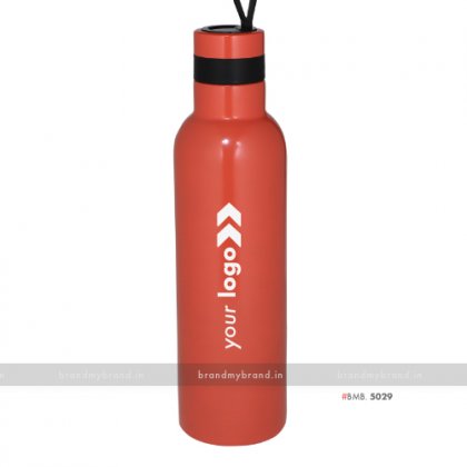 Personalized Red Steel Bottle 1000ml
