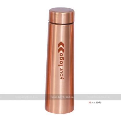 Personalized Slim Copper Bottle
