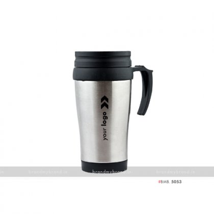 Personalized Steel Mug with inside Plastic 400ml