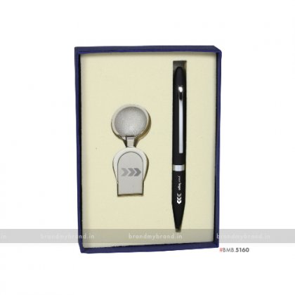 Personalized Amex Pen & Dabur Keychain Set