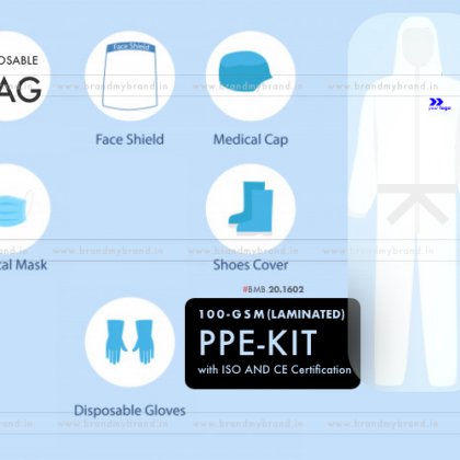 100-GSM PPE-Kit laminated with ISO AND CE certification