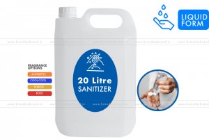 20 Litre Liquid Hand Rub Sanitizer (HDPE) Bottle