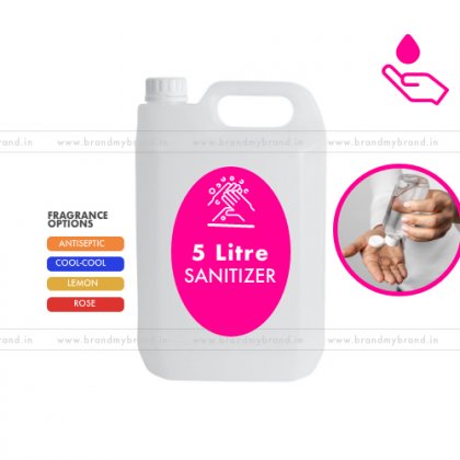 5 Litre Gel Form - Hand Cleanser Sanitizer (HDPE Bottle)