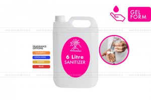 6 Litre Gel Form - Hand Cleanser Sanitizer (HDPE Bottle)