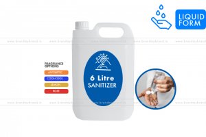 6 Litre Liquid Hand Rub Sanitizer (HDPE) Bottle