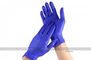 Blue Nitrile Hand Gloves100 Pcs Box (50 Pair)