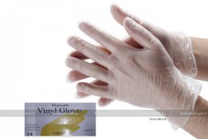 Disposable Vinyl Gloves - Powder Free GLOVES 80 Pcs Box (40 Pair)