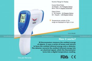 Infrared Thermometer with 1 year warranty, CE and FDA approved