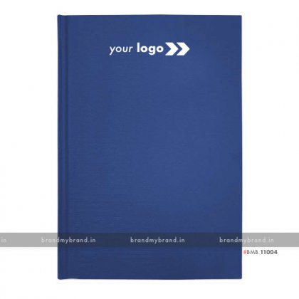 Personalized Sky Blue Texture Paper - Hard Cover A5 Notebook