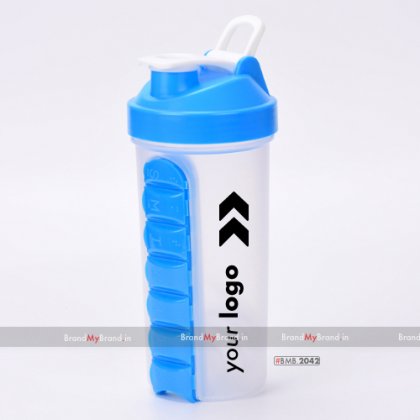 Personalized Pill Organiser Gym Shaker (700 Ml)