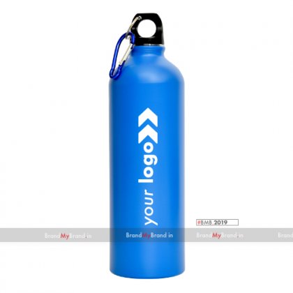 Personalized Sports Bottle Matt Blue (750 Ml)