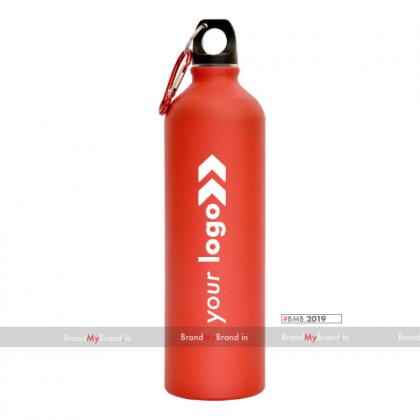 Personalized Sports Bottle Matt Red (750 Ml)