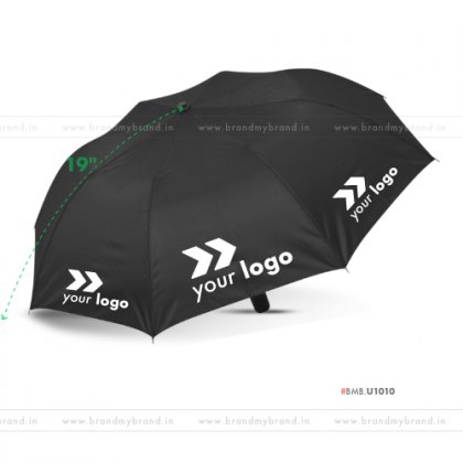 Black Umbrella -21 inch, 2 Fold