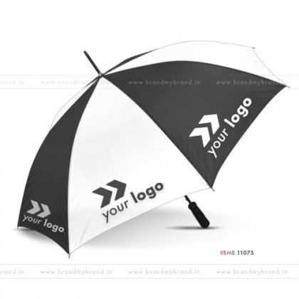 White and Black Golf Umbrella -24 inch