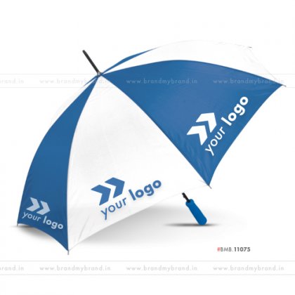White and Dark Blue Golf Umbrella -24 inch