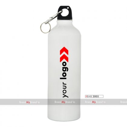 Personalized White Sublimation Sports Bottle (750Ml)