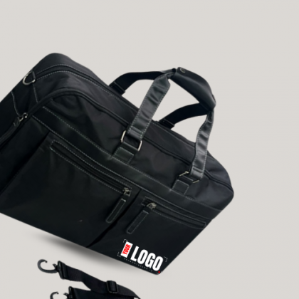 Customized Black Duffel Bag with Logo