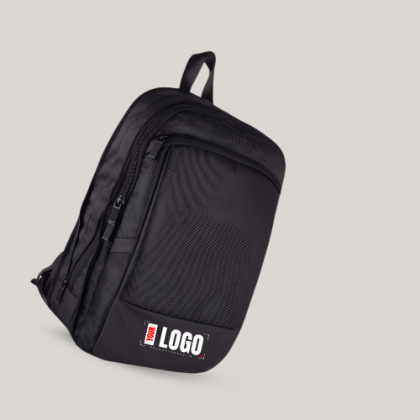 Customized Black Laptop Backpack with Logo