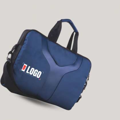 Customized Blue Laptop Bag with Logo