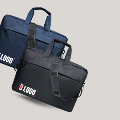 Customized Blue Laptop Bag with Logo